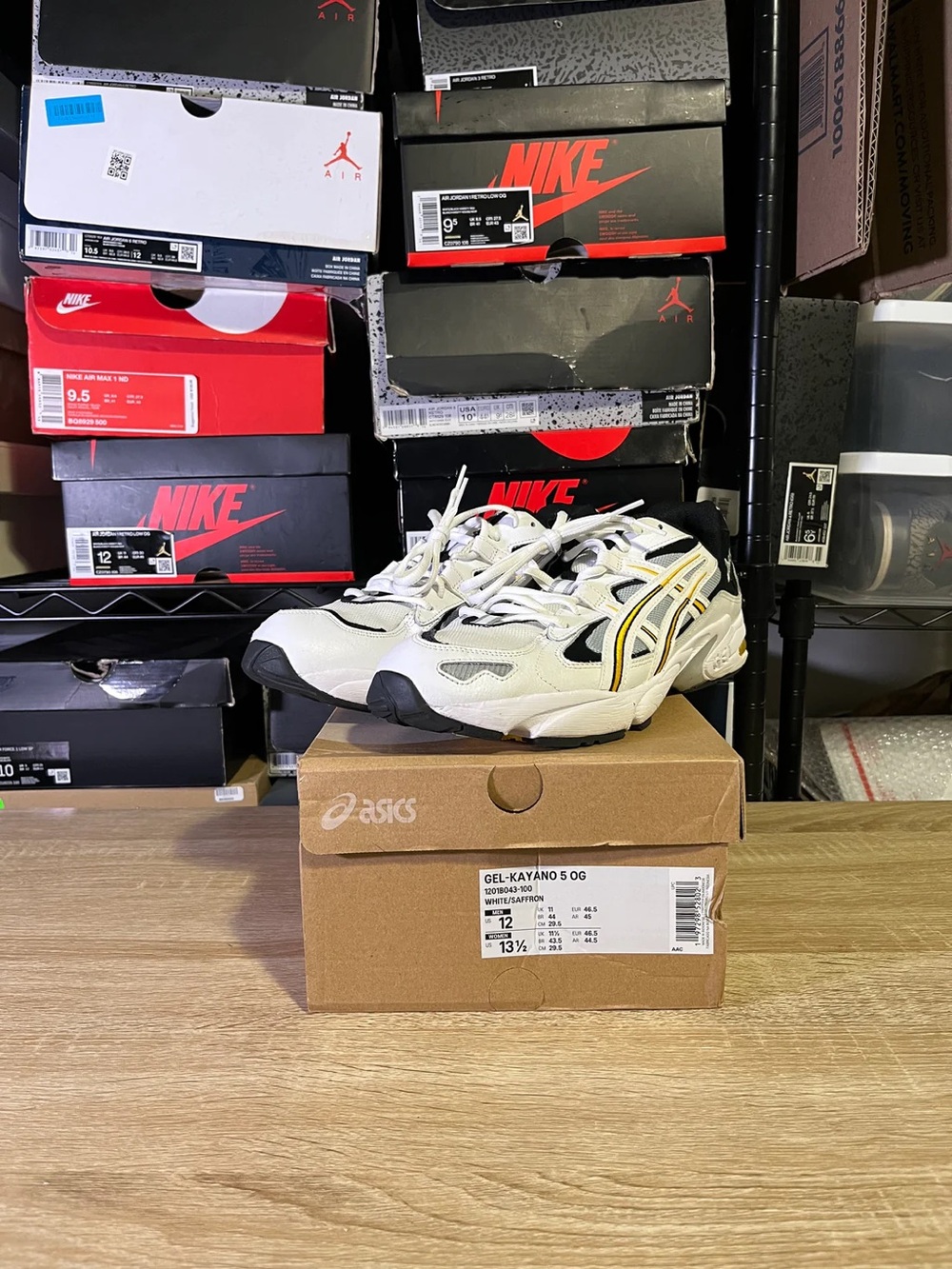 Asics Gel Kayano 5 OG Kith Exclusive White Saffron